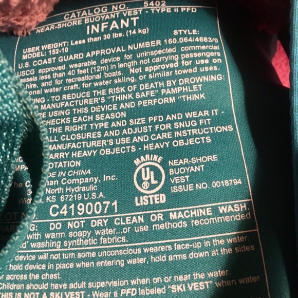 Infants Hydroprene Life Jacket & beach sandals - Picture 2 of 4